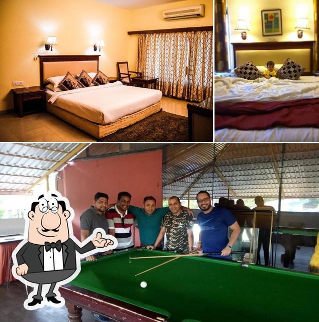 The interior of Camel Valley Resort