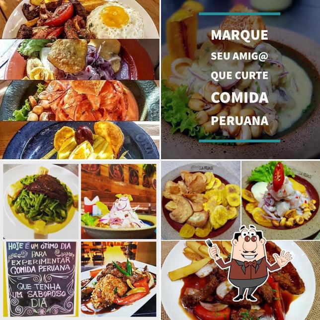 Comida em Inkahuasi Vila Olimpia Ceviche e Restaurante Peruano