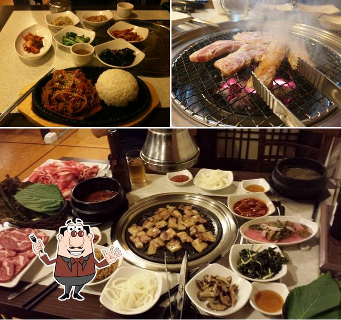 Meals at Biwon Korean BBQ Restaurant