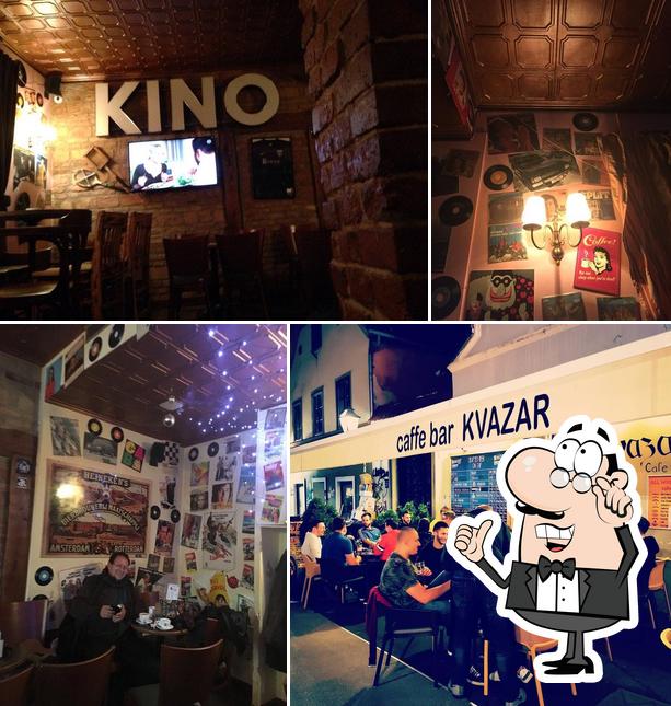 Gli interni di Caffe bar Kvazar