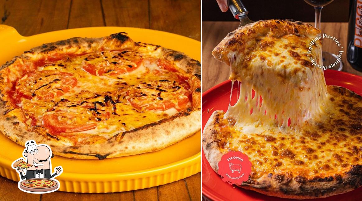 Escolha diversos tipos de pizza