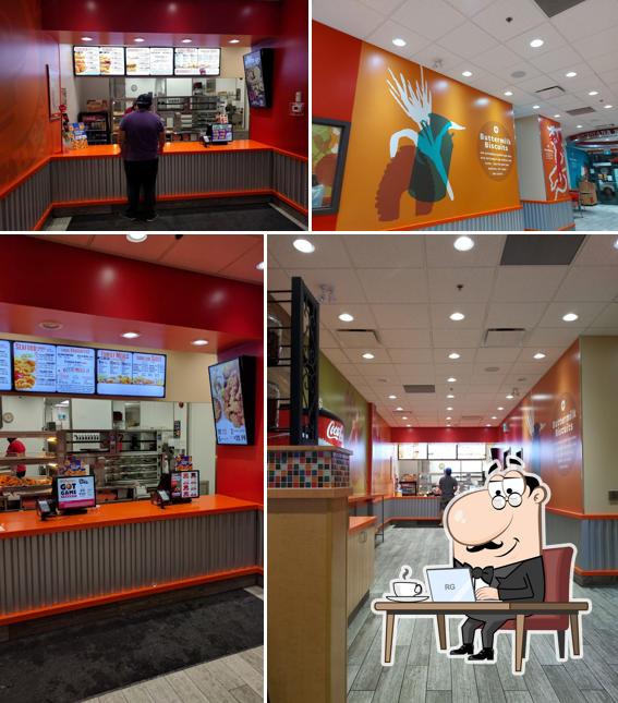 L'intérieur de Popeyes Louisiana Kitchen