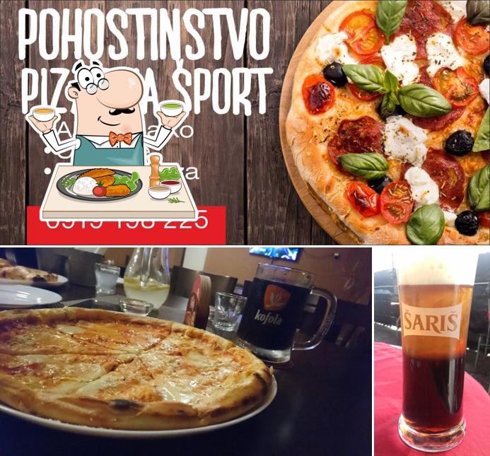Comida en Pizzeria ŠPORT
