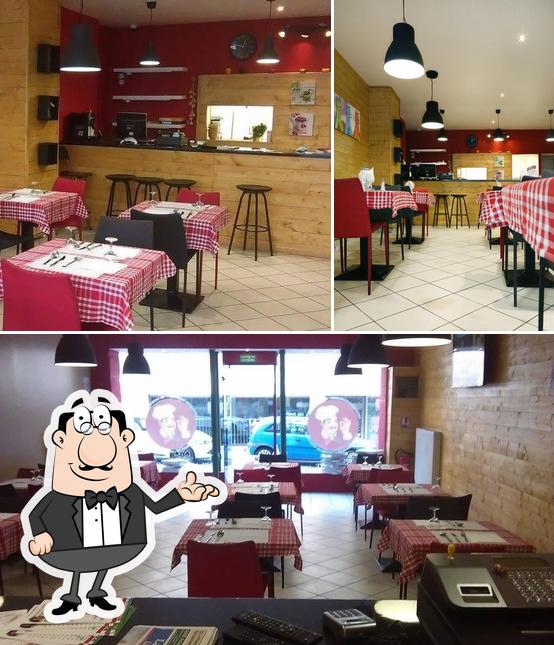 L'intérieur de Prego pizza ristorante Saint Etienne