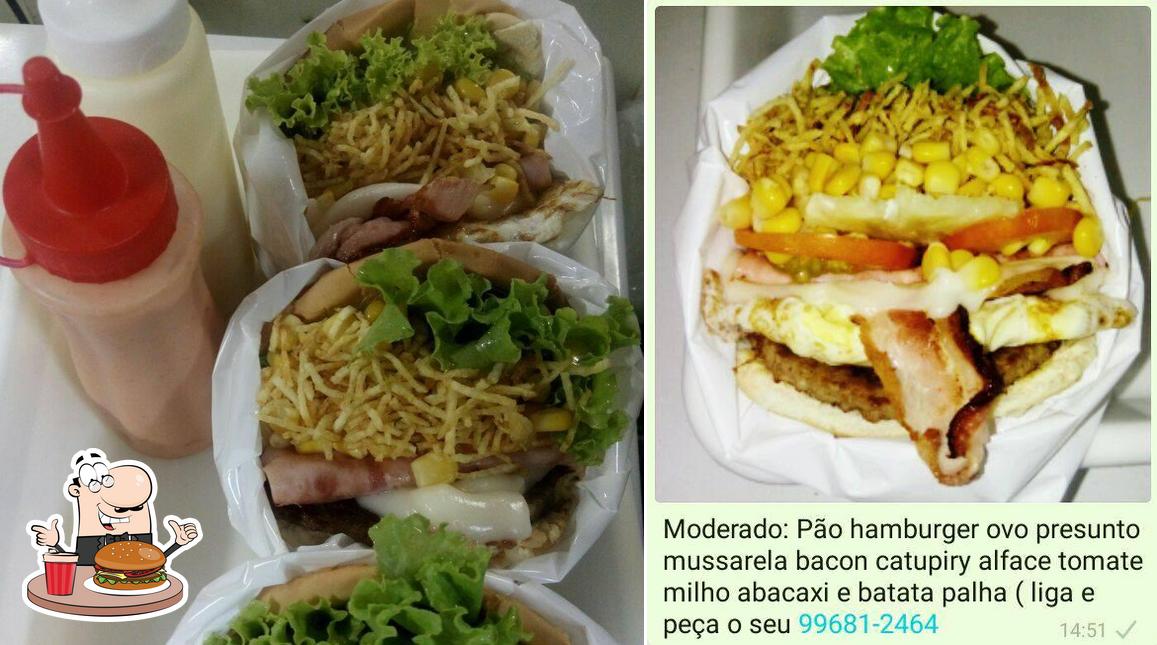 Experimente um hambúrguer no Roe Roe Lanches