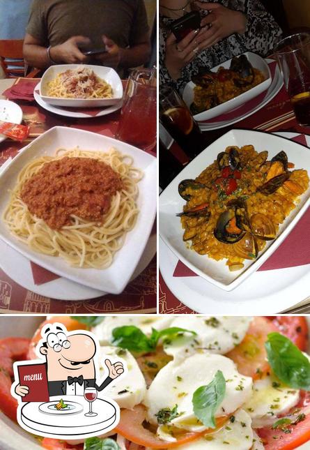 Comida en Italian restaurant Il Saltimbocca