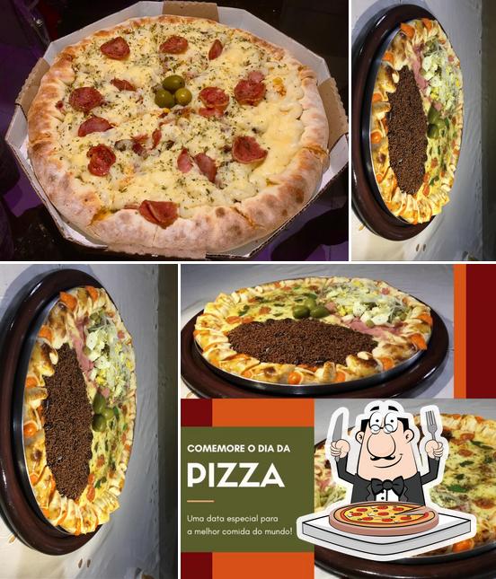 Escolha pizza no Chame Pizza Delivery