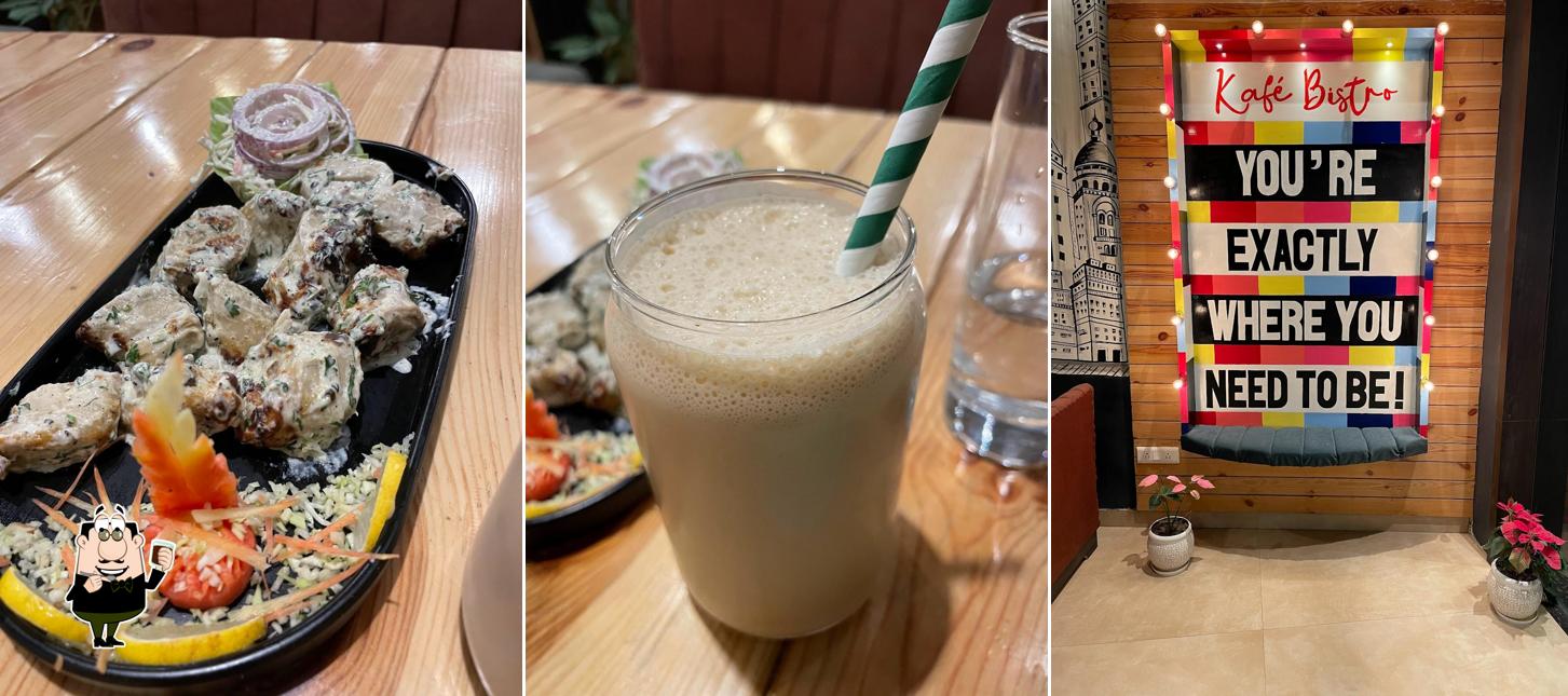 Enjoy a drink at Kafé Bistro