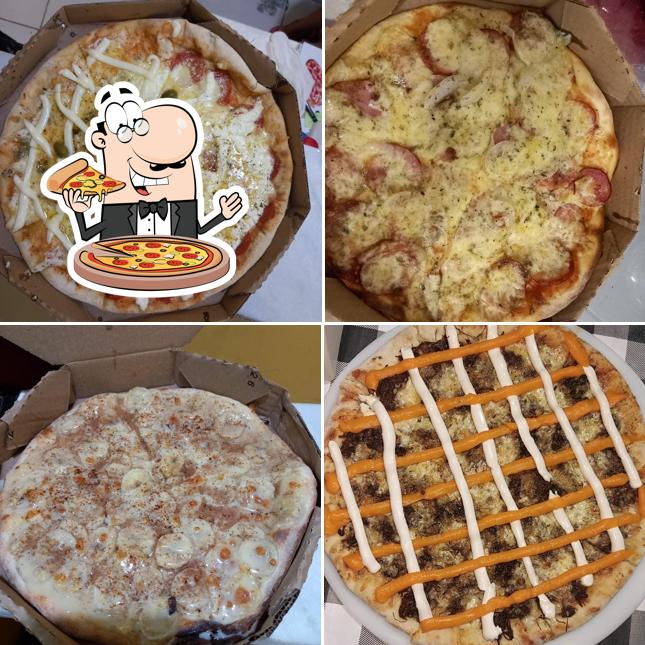 Escolha pizza no Pizzaria quero pizza