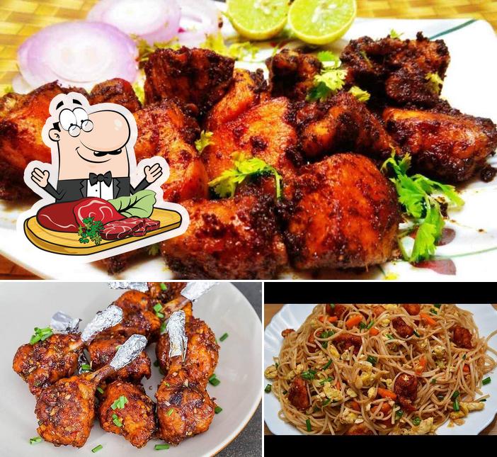 Pick meat dishes at Bismillah Biriyani Stall and Fast Food Restaurant