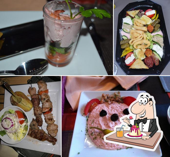 Restaurant Ellas offre une sélection de plats sucrés