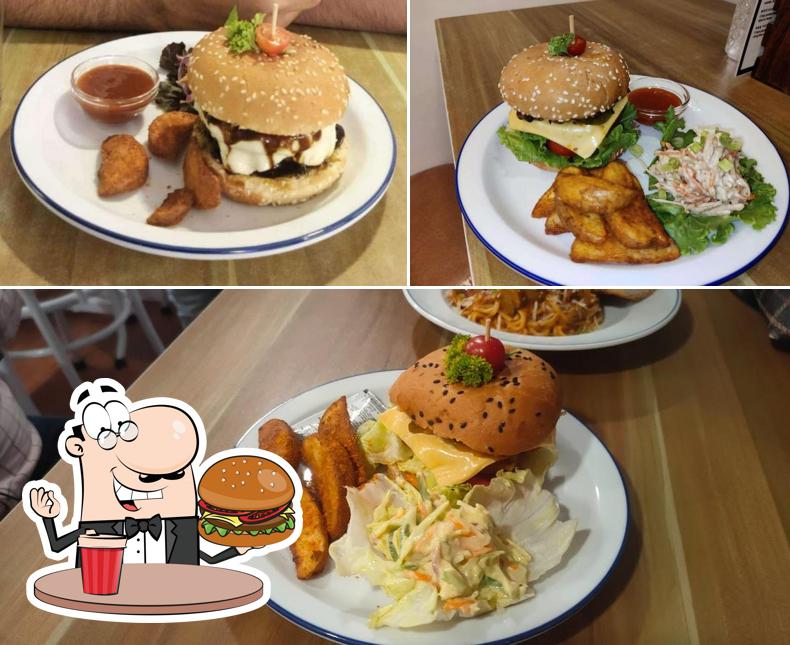 Treat yourself to a burger at Takus Food Studio