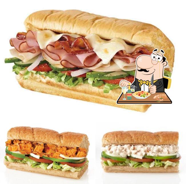 Sandwich de porc effiloché à Subway