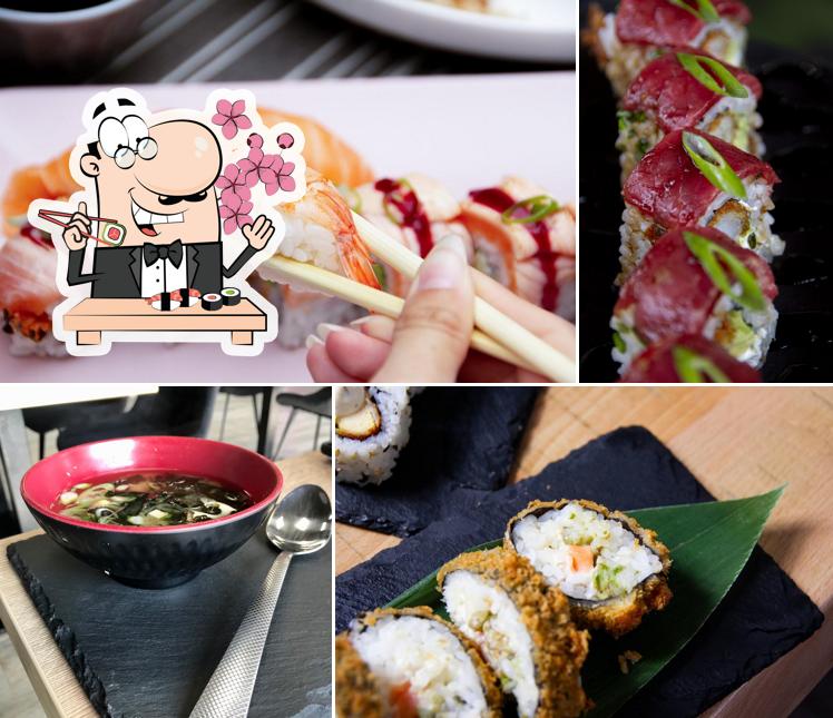 Les sushi sont offerts par Tokio Sushi - Restaurant Salon