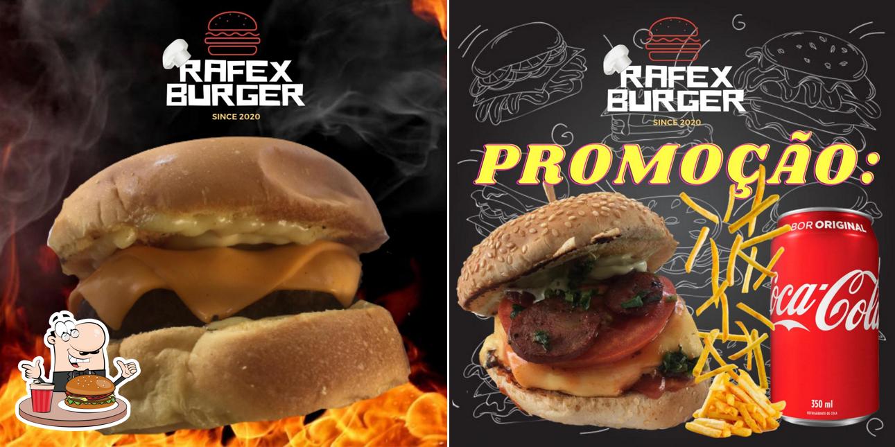 Delicie-se com um hambúrguer no Rafex Burger