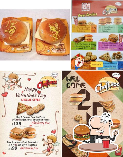 Treat yourself to a burger at CHATKAZZ SHRESHTA FOOD