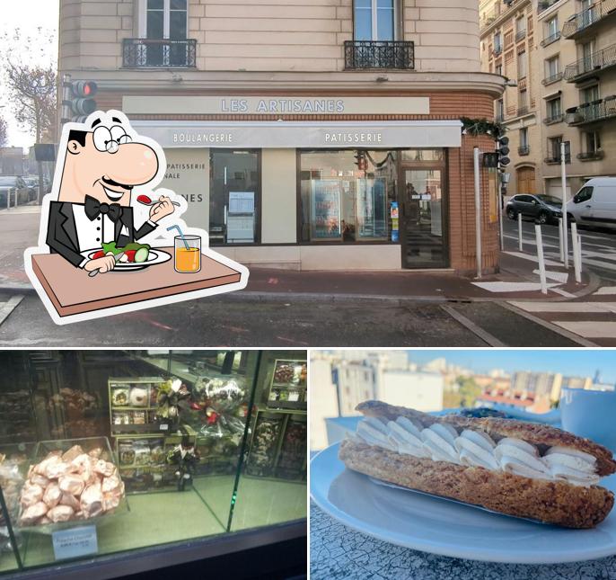 Boulangerie Les Artisanes se distingue par sa nourriture et extérieur