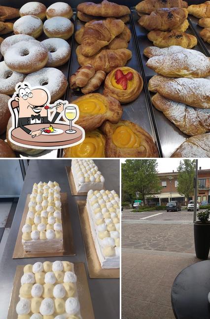 Guarda la foto che mostra la cibo e esterno di Panificio Caffè Donelli