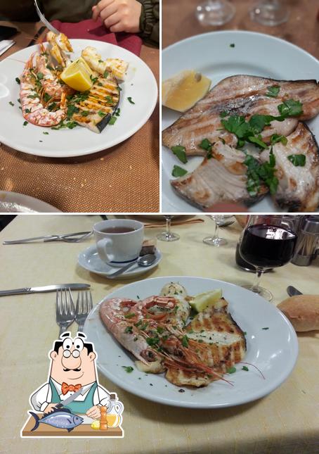 Salmone grigliato al Trattoria Da Mario