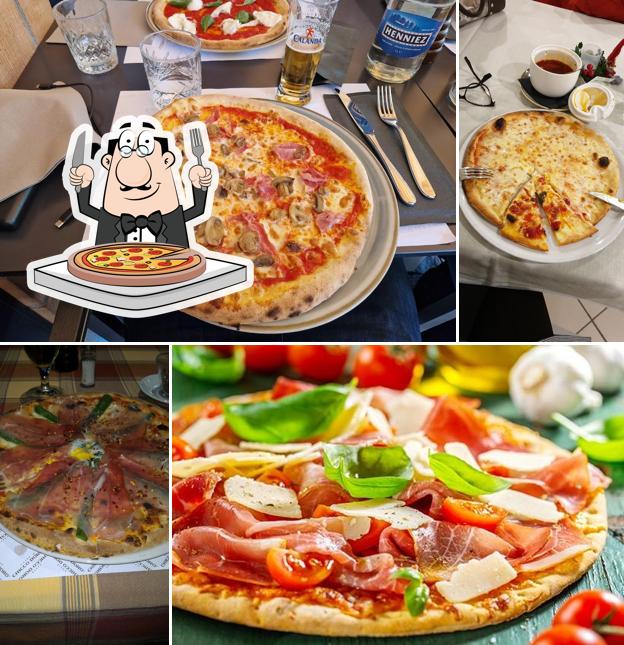 A Ristorante Pizzeria Grill La Lampara Bellinzona, puoi provare una bella pizza