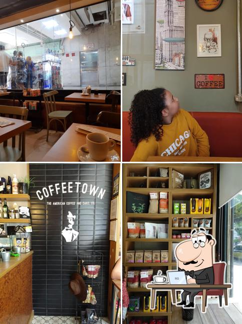 O interior do COFFEETOWN