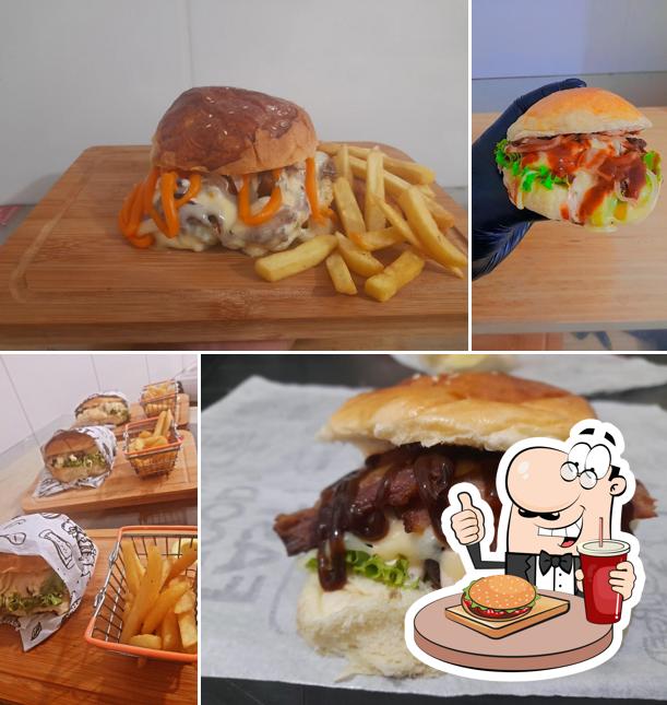 Consiga um hambúrguer no Gourmet burger