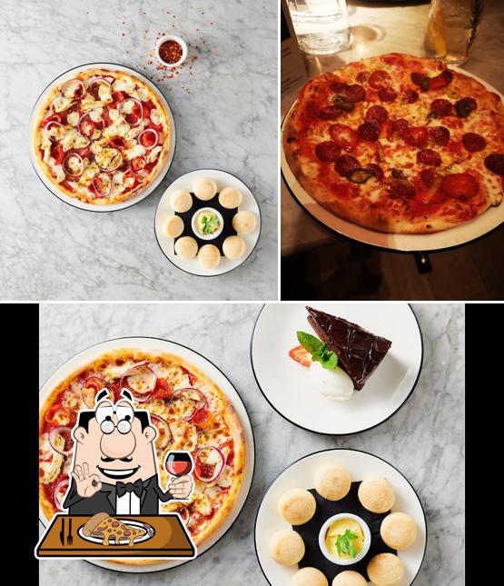 Pick pizza at Pizza Express