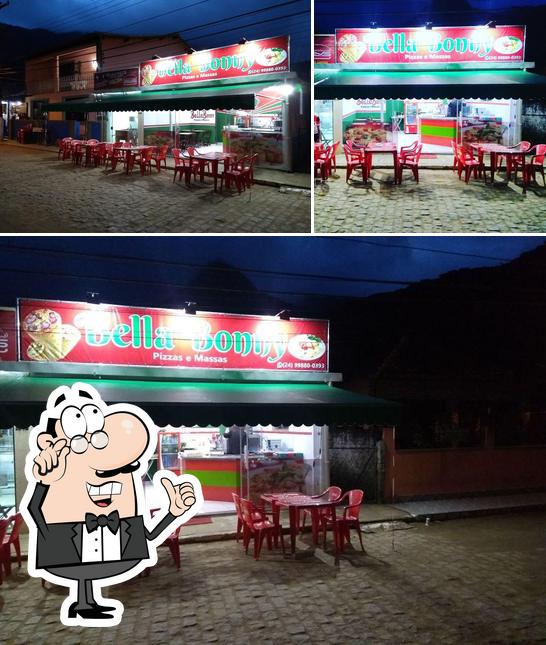 O interior do Bella Bonny pizzas , massas e pasteis