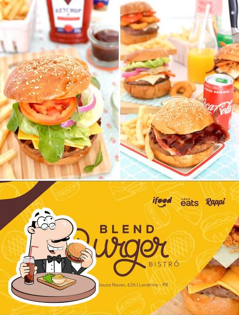 Consiga um hambúrguer no Blend Burger Bistrô