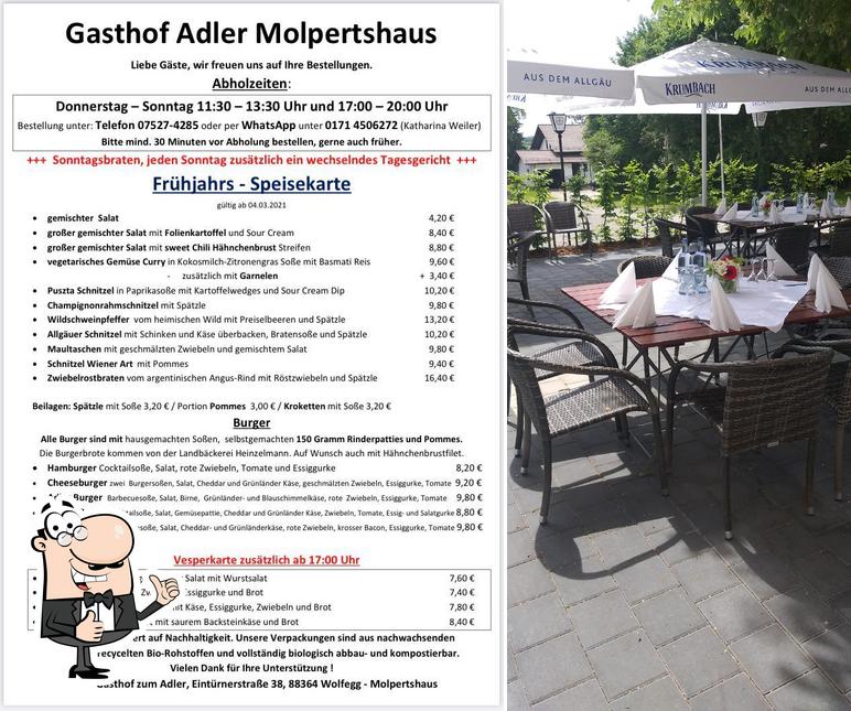 Взгляните на фотографию ресторана "Gasthof zum Adler in Molpertshaus"