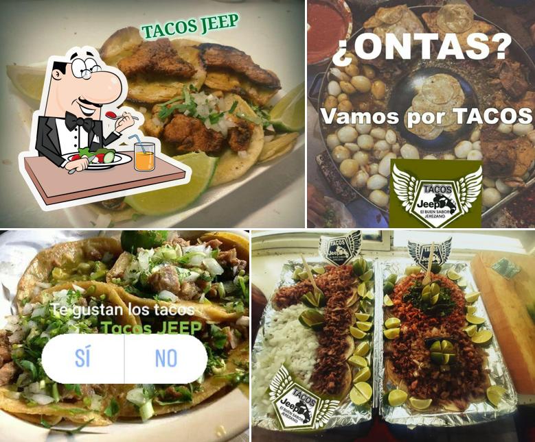 Comida en TACOS JEEP ( El buen sabor jerezano )