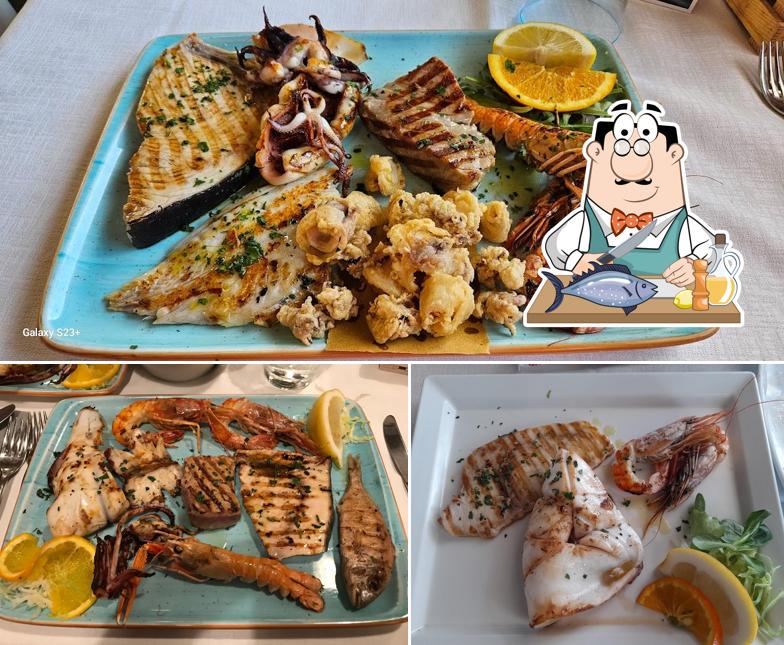 Salmone grigliato al Il Delfino