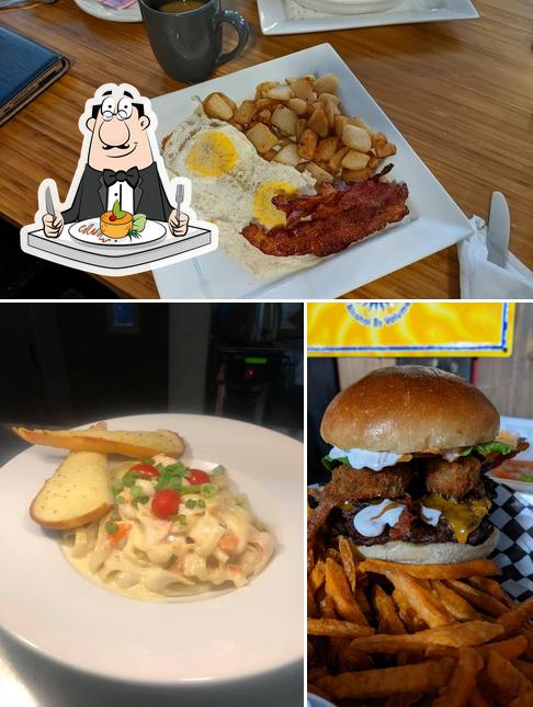 Food at First Round Pub & Eatery