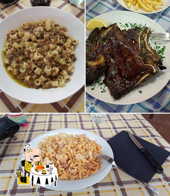 Cibo al Ristorante La Palazzina Motel Pizzeria Di Ferrario Rita