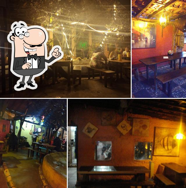 O interior do Bar e Restaurante Do Tadeu