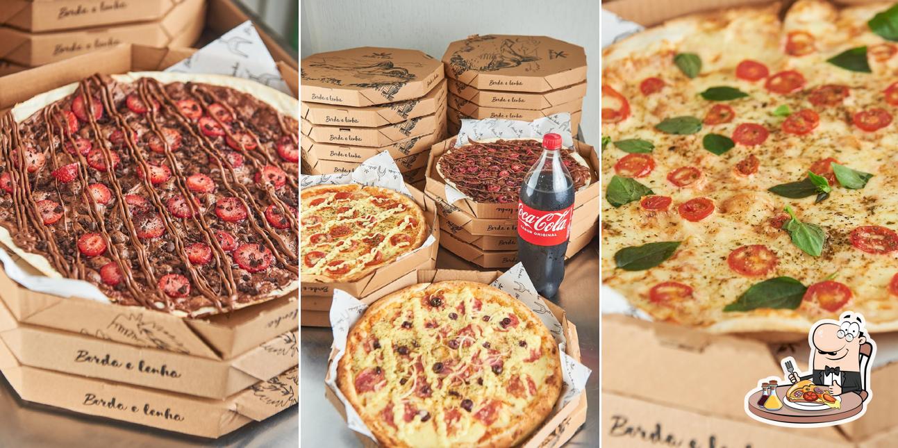 No Borda e Lenha, você pode desfrutar de pizza