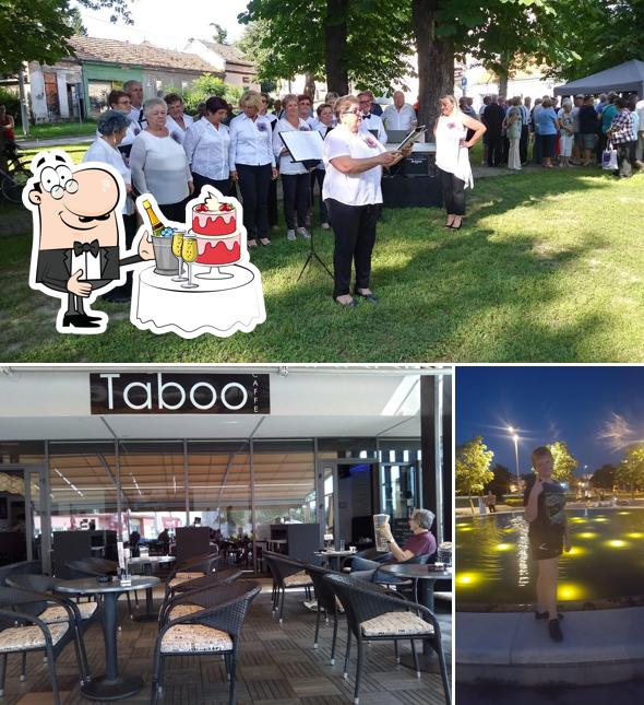 Taboo caffe dispone di spazi idonei per organizzare cene di nozze