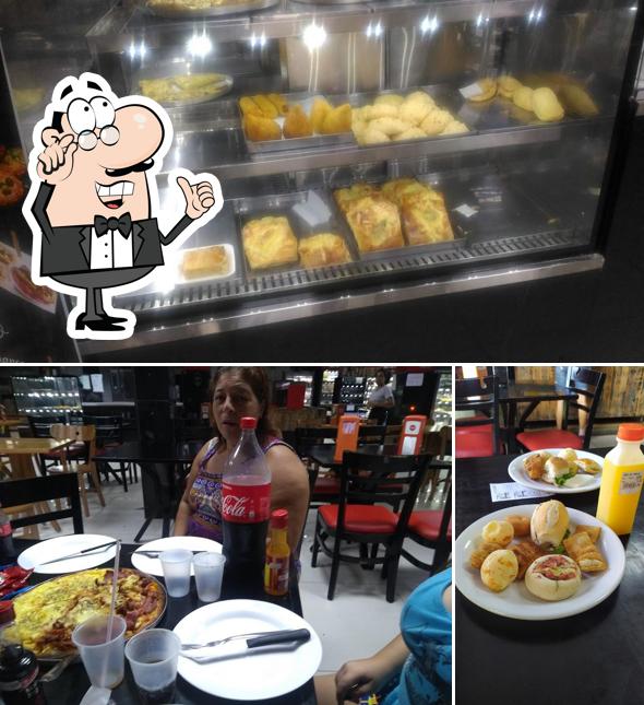 O interior do Padaria Tio Louro