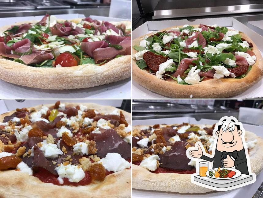 Nourriture à pili pili pizza