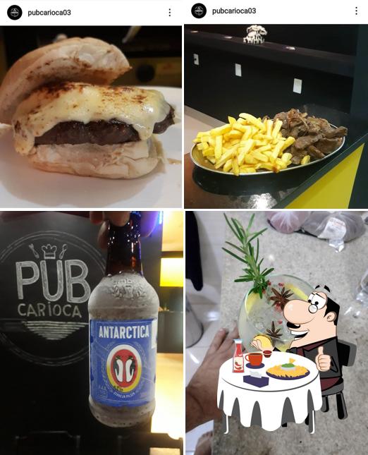 Hambúrguer em PUB CARIOCA