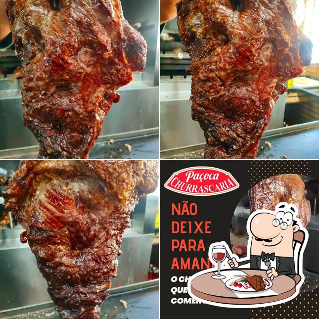 Paçoca churrascaria provê refeições de carne