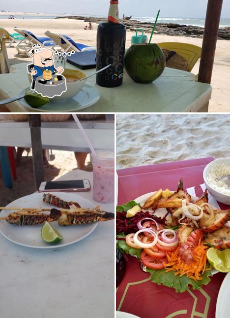 Comida em Olympus Beach Bar