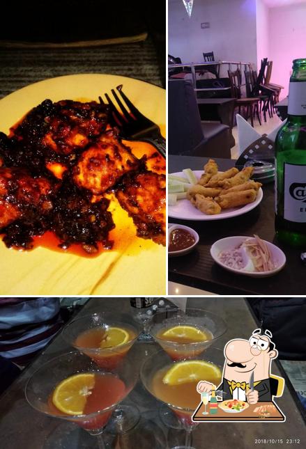 Food at Blue Heaven Bar