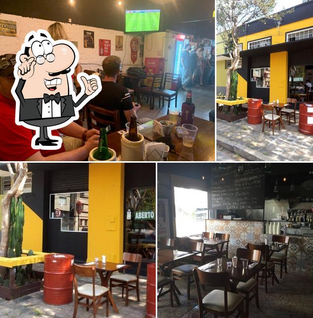 O interior do Seu Prudente - Bar em Curitiba