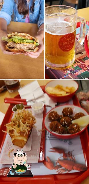 Comida em Lovster & Beer - Top Market