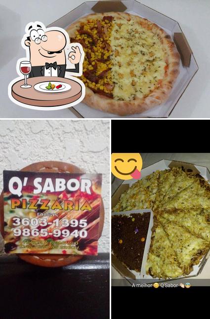 Comida em Q'Sabor Pizzaria