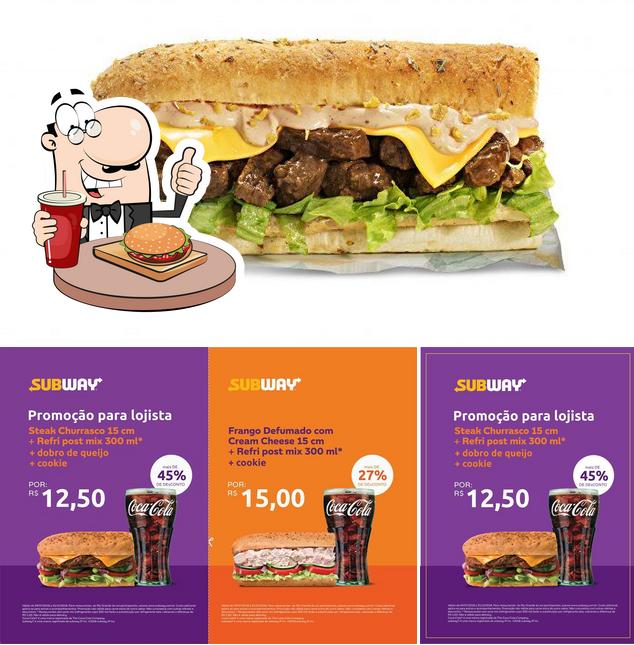 Consiga um hambúrguer no Subway Cachoeirinha