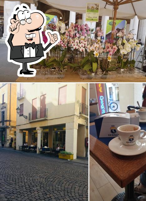 Dai un’occhiata alla immagine che raffigura la interni e esterno di Dersut Caffè