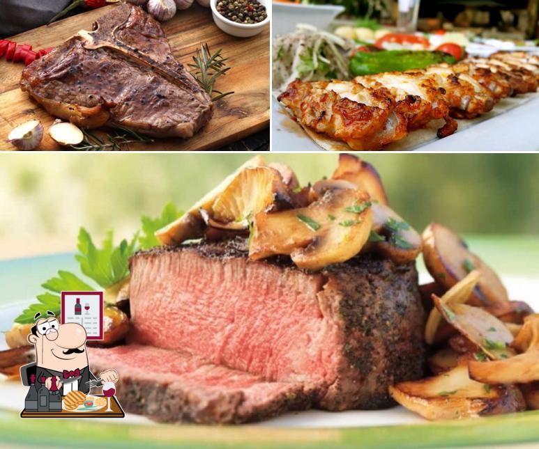 Prenditi i piatti di carne a Dukes Restaurant Sihlbrugg