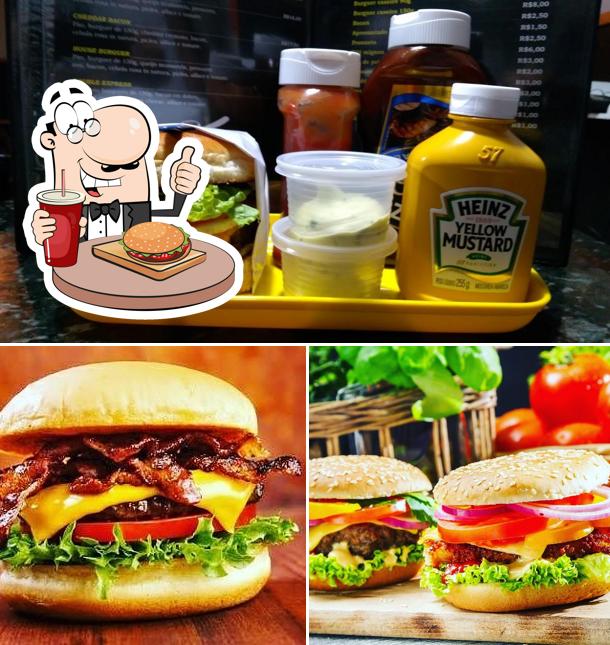Consiga um hambúrguer no Expresso Lanches
